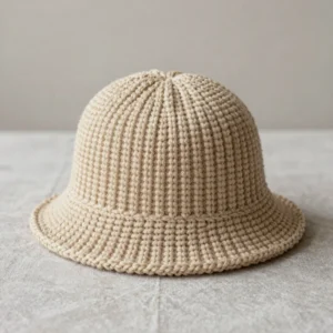 Ribbed Merino Sun Bucket Hat